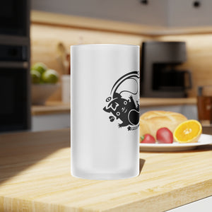 Twin Heroes Frosted Glass Mug