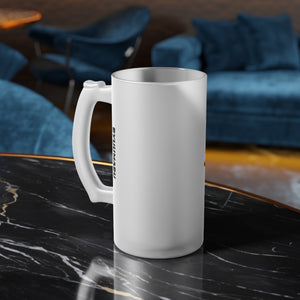 Twin Heroes Frosted Glass Mug