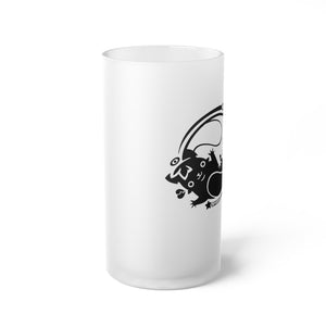 Twin Heroes Frosted Glass Mug